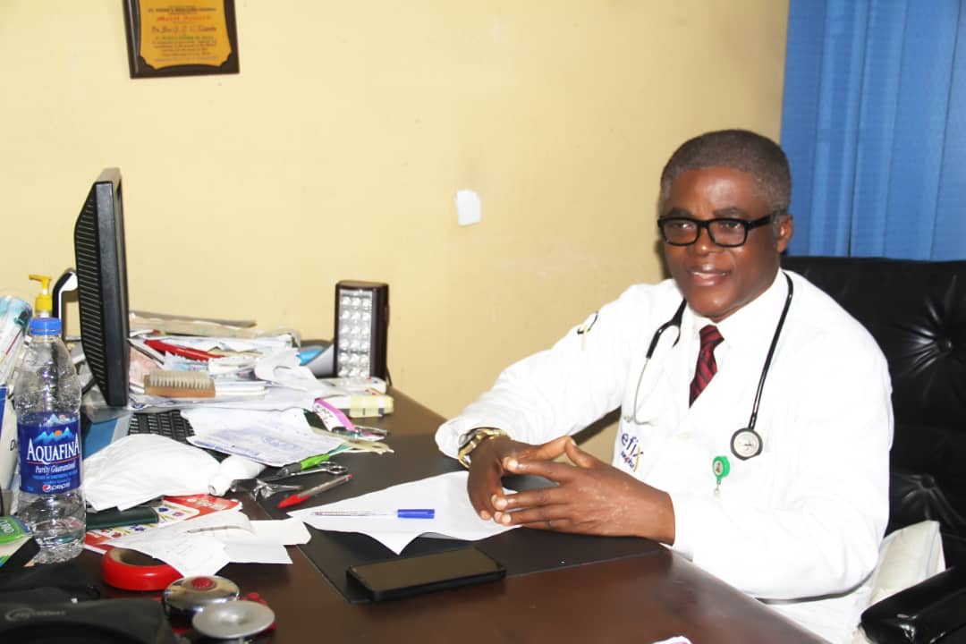 Image of the CEO of Janet Memorial Hospital, Dr. JIC Osondu