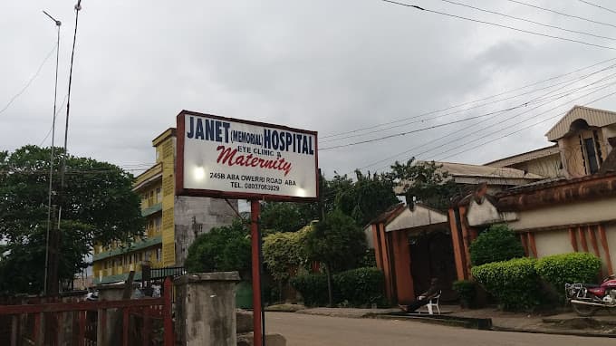 Image of a janet memorial hospital Entrance